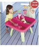 Pink Sand and Water Activity Table