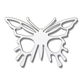 Butterfly Magnet White Picture