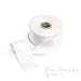LUCIA 40mm Italian Double Faced Satin Ribbon, 20 Meter Roll, White