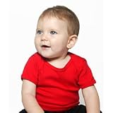American Apparel Infant Baby Rib Short Sleeve Lap T