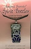 Ancient Secrets - Spirit Bottle Cat Necklace cobalt - Aromatherapy Bottle Necklace