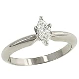 .31cttw Marquise Diamond Solitaire Ring Egl FG/si1-Si2