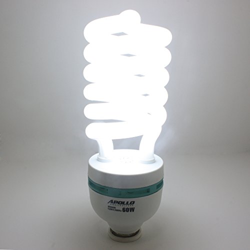 Apollo Horticulture 60 Watt CFL Compact Fluorescent Grow Light Bulb for