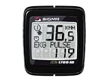 Sigma BC1706HR DTS Wireless Cycle Computer 19 Functions Black