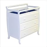 Dream On Me Liberty Collection 3 Drawer Changing Table, White