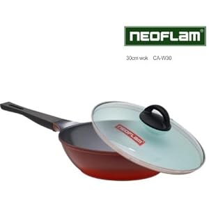 Neoflam Ecolon Ceramic Coating Wok w/Lid