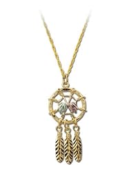 Landstroms Black Hills Gold Dreamcatcher Pendant - PE876