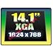 14.1 INCH 1024 X 768 XGA LAPTOP REPLACEMENT LCD SCREEN TFT ACTIVE MATRIX