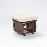 Brooks Furniture Gliding Ottoman - Heritage Cherry/ Shell