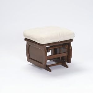 Brooks Furniture Gliding Ottoman - Heritage Cherry/ Shell