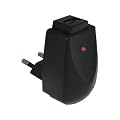 Reiselader Mini mit USB Buchse schwarz 100-240 Volt / 1000 mA f�r Handy, MP3 Player, MP4 Player, Navigationssysteme, iPhone 2G 3G, iPod uvw.. 1 Ampere USB Stecker Adapter Netzteil Reiseladeger�t