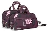 from holdall Ladies 25 Plum Holdall (Weekend Bag, Maternity Bag, Hospital Bag,School College Gym Bag, Baby Bag, Sports bag)