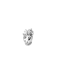 Sterling Silver Reindeer Charm for 3mm Charm Bracelets
