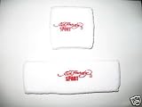 ED HARDY WHITE HEAD BAND AND WHITE WRIST BAND
