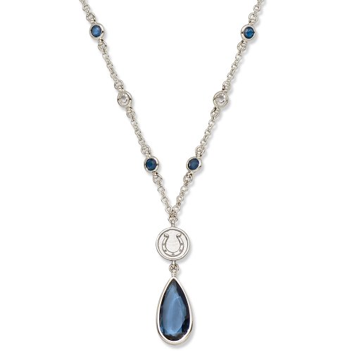 Indianapolis Colts Crystal Logo Necklace
