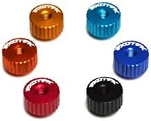 Exotek 1191Red Twist Nuts for M3 Thread, Red
