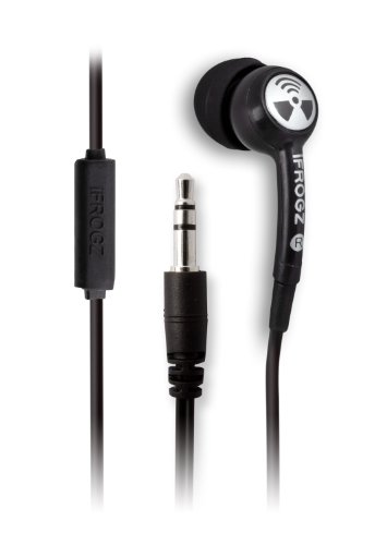 iFrogz EarPollution Plugz with Mic - Black