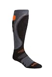 Bridgedale Midweight Heel Fit Socks, Gunmetal Black, Large