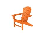 Recycled Venice Beach Outdoor Patio Adirondack Chair - Orange Tangerine