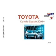 TOYOTA COROLLA SPACIO 英語版取り説 FRO377