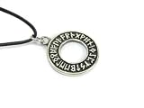 The Runic Circle Pewter Pendant, The Norse Collection