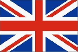 British Union Jack (UK Great Britain) Country Flag: 3x5ft poly