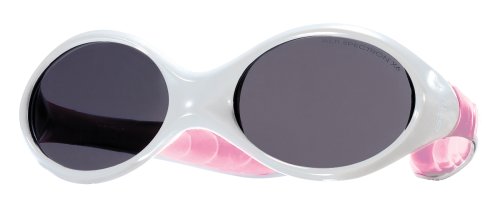 Julbo Looping III Toddler Sunglasses, Ages 2-4 years old,  Grey/Pink Frame with Cord