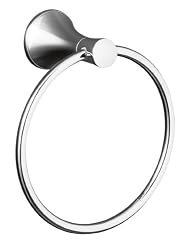 Kohler K-13435-BN Coralais Towel Ring, Vibrant Brushed Nickel