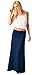 Popana Womens Long Maxi Skirt Cover Up Casual Fold Over Plus Size Summer Skirts