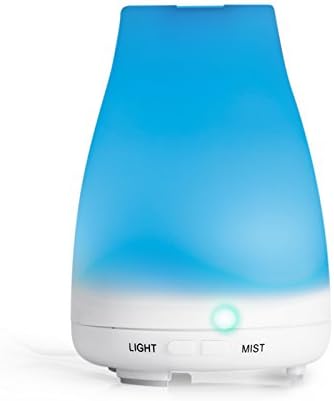 CITUS 100ML Ultrasonic Aromatherapy Oil Diffuser Cool Mist With Color LED Lights and Waterless Auto Shut-off Fuction for Home, Yoga, Office, Spa, Bedroom, Baby Room