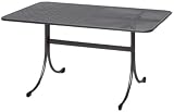 MWH - Moebel Ideen Streckmetallplatte 145x90cm eisengrau