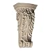 6 1/2W x 14 1/4H x 3 1/4D Gapes and Leaves Corbel, Resin