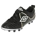 Umbro Speciali Statement HG Soccer Shoes (Black/British Racking Green/Gold)