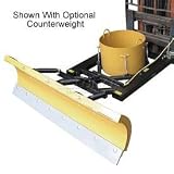 7' Wide Fork Lift Snow Plow Blade For 5-1/2 Wide Forklift Forks