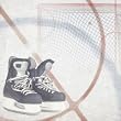 Hockey Collage Scrapbook Paper