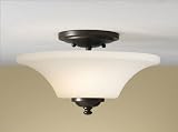 Murray Feiss SF240ORB Barrington Collection Oil Rubbed Bronze Semi Flushmount