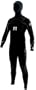 Body Glove Vapor Hooded Full Wetsuit 5/4/3mm (Black/Black, Medium/Large)