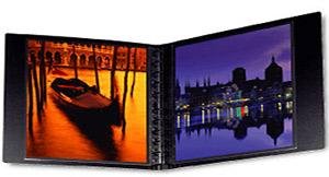 Itoya HB-14-11 Art Profolio Multi-Ring Refillable Binder Landscape Horizontal 14x11in. Art Size Black
