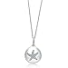 Sterling Silver Necklace Cubic Zirconia CZ title=