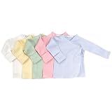 Long Sleeve Side Snap Undershirt - Solid - NB-3M Blush