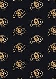 Colorado Buffaloes 3 10 x 5 4 Team Repeat Area Rug