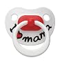 bibi silicone day-time BPA FREE soother, dental shape, Mama/Papa classic, 12 months