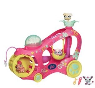 Littlest Pet Shop EXCLUSIVE Paw Powered Cruiser - 3 Bonus Pets!