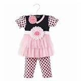 Perfectly Princess Tunic with Leggings by Mud Pie by Mud Pie