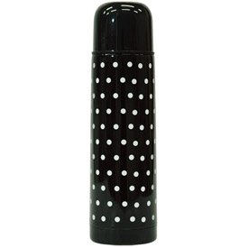 Mega　ステンレスボトル（水筒）0.47L　POLKA DOT/BLACK