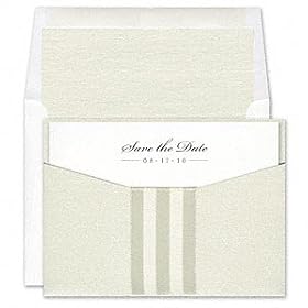 Encore Studios Silver Pocket Announcement Save the Date