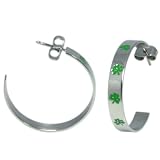 31Ahge0jDpL. SL160  Irish Celtic Clover Earrings Stainless Steel Celtic Jewelry with Clover Design Great Luck Irish Girfts Irish Jewelry for Women