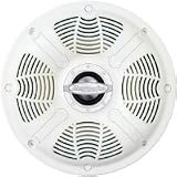 Bazooka MAC6502W 6.5-Inch Marine Coaxial Speaker (White)