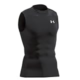 (アンダーアーマー)UNDER ARMOUR UAヒートギアコンプレッションスリーブレスT MCM3419 アスレチック メンズ コンプレッションベースレイヤー BLK XXL MCM3419 BLK