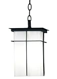 Mesa Hanging Lantern, 12 � H, OPAL GLSS / BLACK - B001FDFSK8